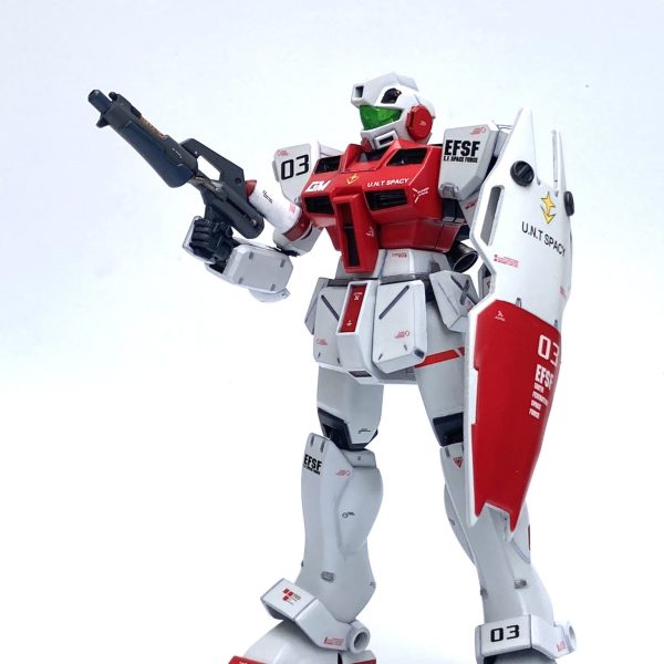 旧キット 1/144 ジム・コマンド宇宙用 改造