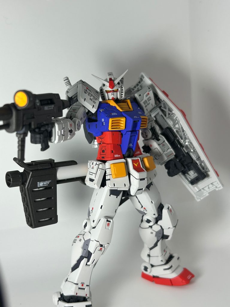 手の加えるところが無いぐらい素晴らしいキットでした！アドバンスドMSジョイントがないのも(gandam-hand2)