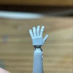 左手作りました。武器持ち手、グー、に続きパーに挑戦です。やっぱり難しいですね💦指[…]