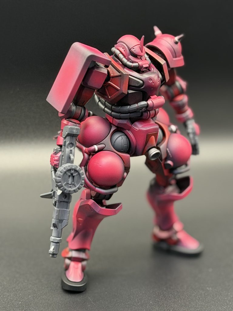 HG GQ シャア専用ザク–2枚目/制作者：クロニクル