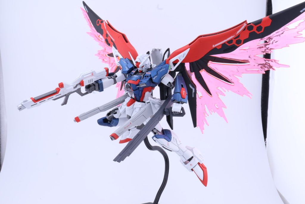 デスティニー好きなので何回も使ってますがやっぱりかっこいい！好きな機体は何体でも作れますね笑