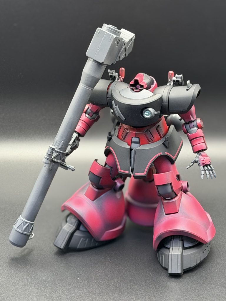 HG GQ リックドム（シャアカラー）–2枚目/制作者：クロニクル