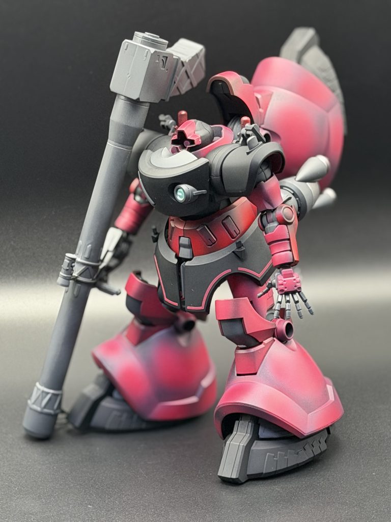 HG GQ リックドム（シャアカラー）–4枚目/制作者：クロニクル