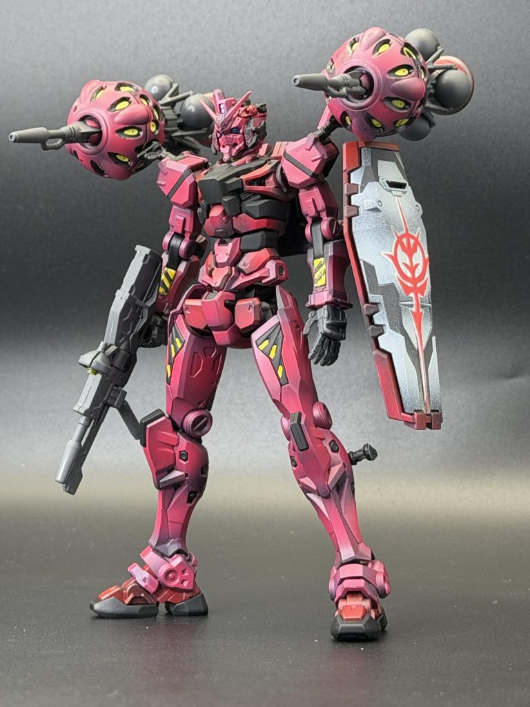 HG GQ 赤いガンダム–3枚目/制作者：クロニクル