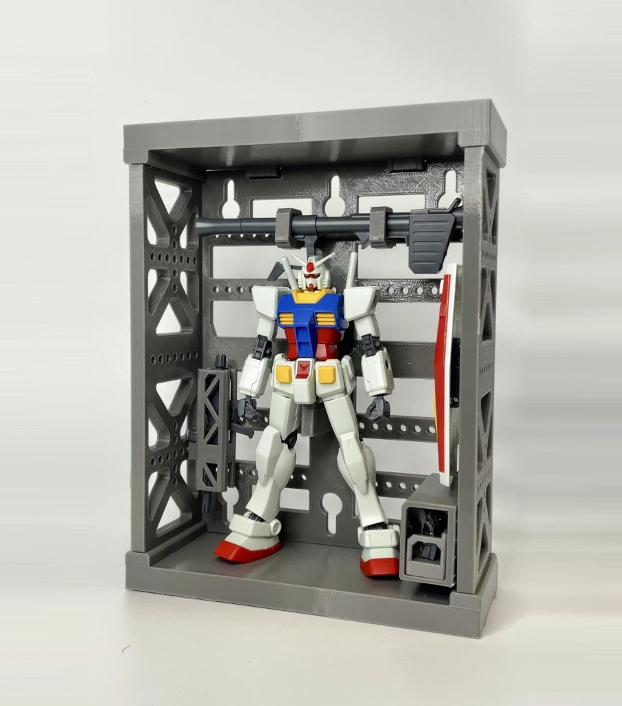 HGガンダム用 拡張式ハンガー（3Dプリント）