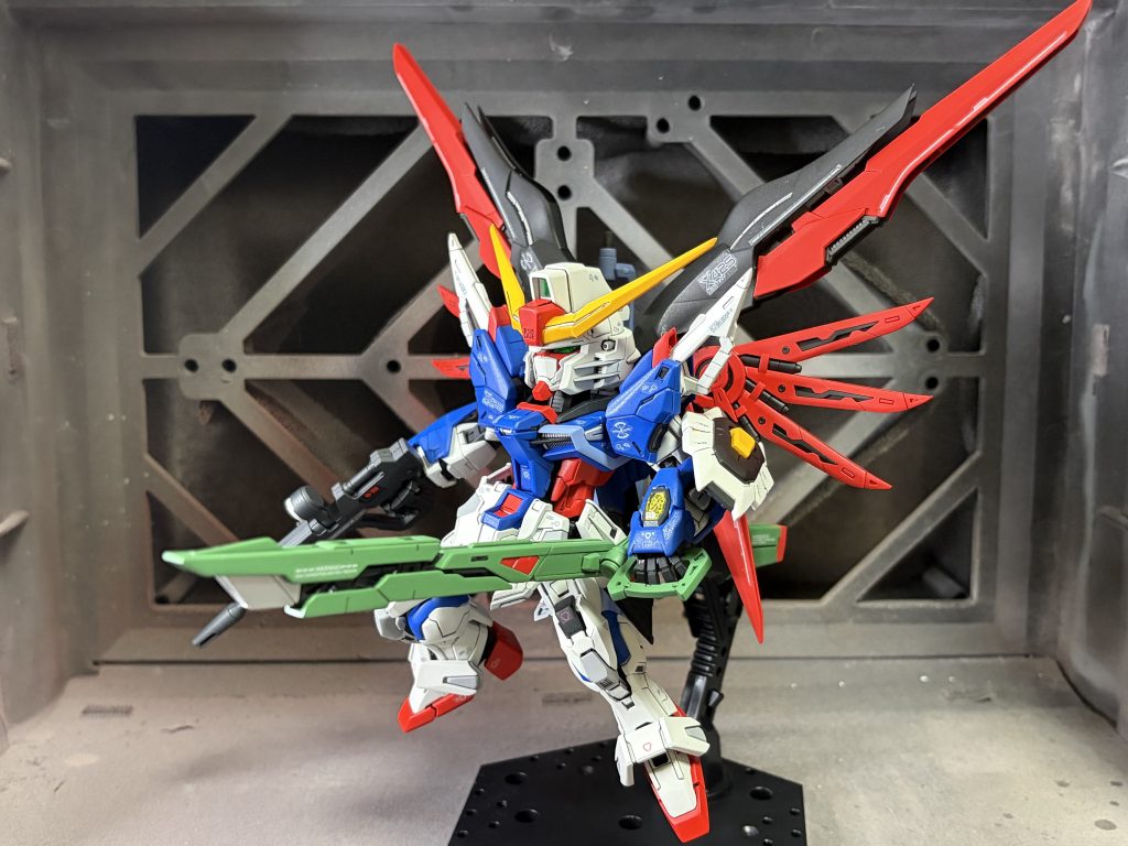 高エネルギー長射程ビーム砲腕の取り回しが難しいです