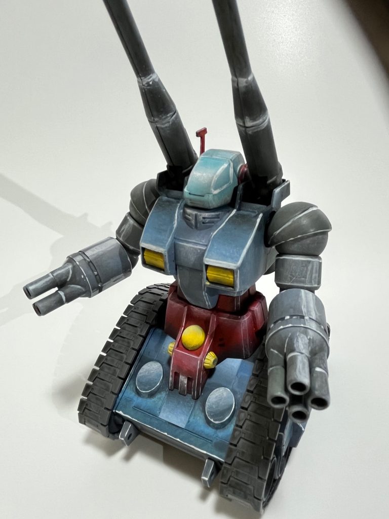 ワイの筆塗りガンタンクを見てほしい–2枚目/制作者：mitan