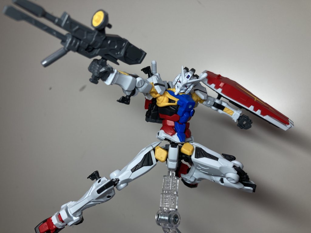 白いガンダム(GQ)–2枚目/制作者：mk