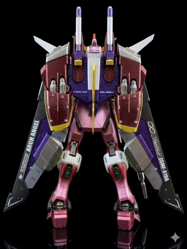 ファトゥム-01背負っていても自立します。20年近く前のキットだけど、ホント良いキットですね。余談ですがトップコート買いに近所の模型屋に行ったらグスタフカール00が普通に売っていてラッキー✌️ごらんいただきありがとうございました😊