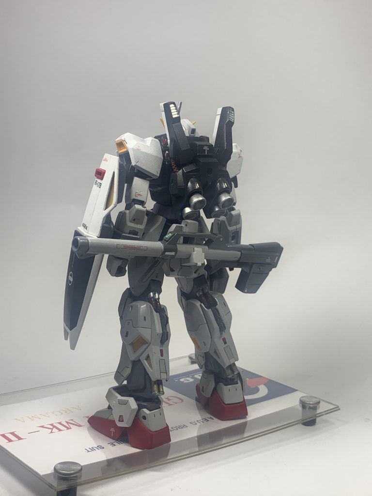 バックショット。ガンダムマークⅡはバックパックもカッコイイ‼️