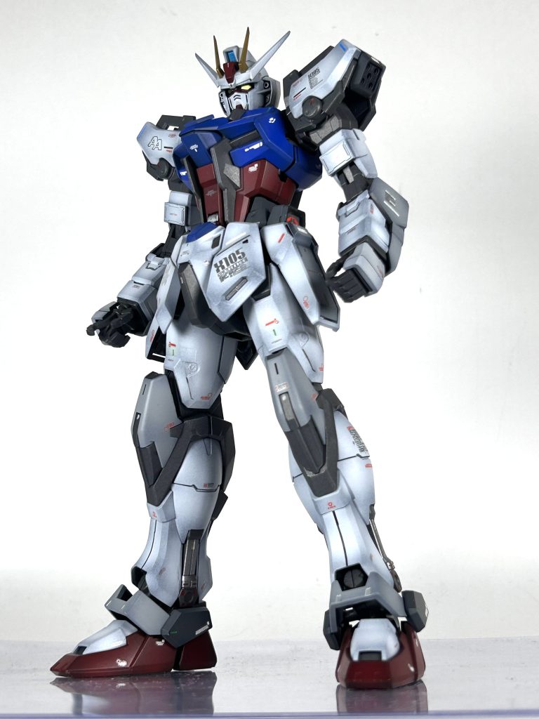 素立ちの素とらいくから肩部や膝部の露出したフレームがたまりません✨GATシリーズの大好きなポイントです。