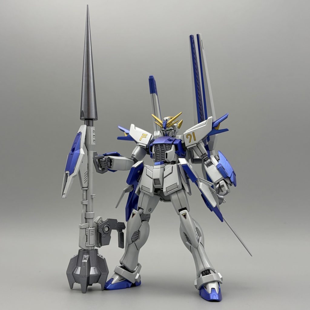 カラーリングは自分がビルドシリーズで使用するなら?をコンセプトにしたので、好きな色であるブルー系をチョイスしてます。