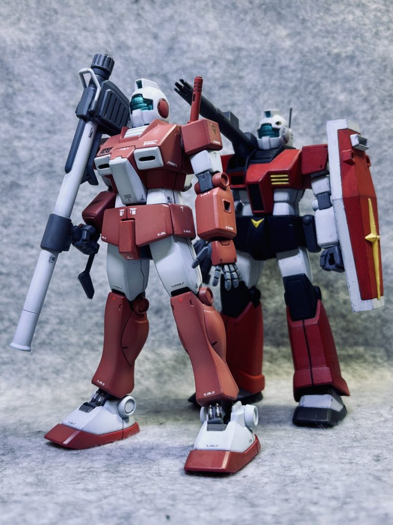 ジムキャノン&nbsp;と📷✨う〜ん🤔ライトアーマーに馴染みが無いし、やっぱりジムキャノン&nbsp;はカッコいい😍