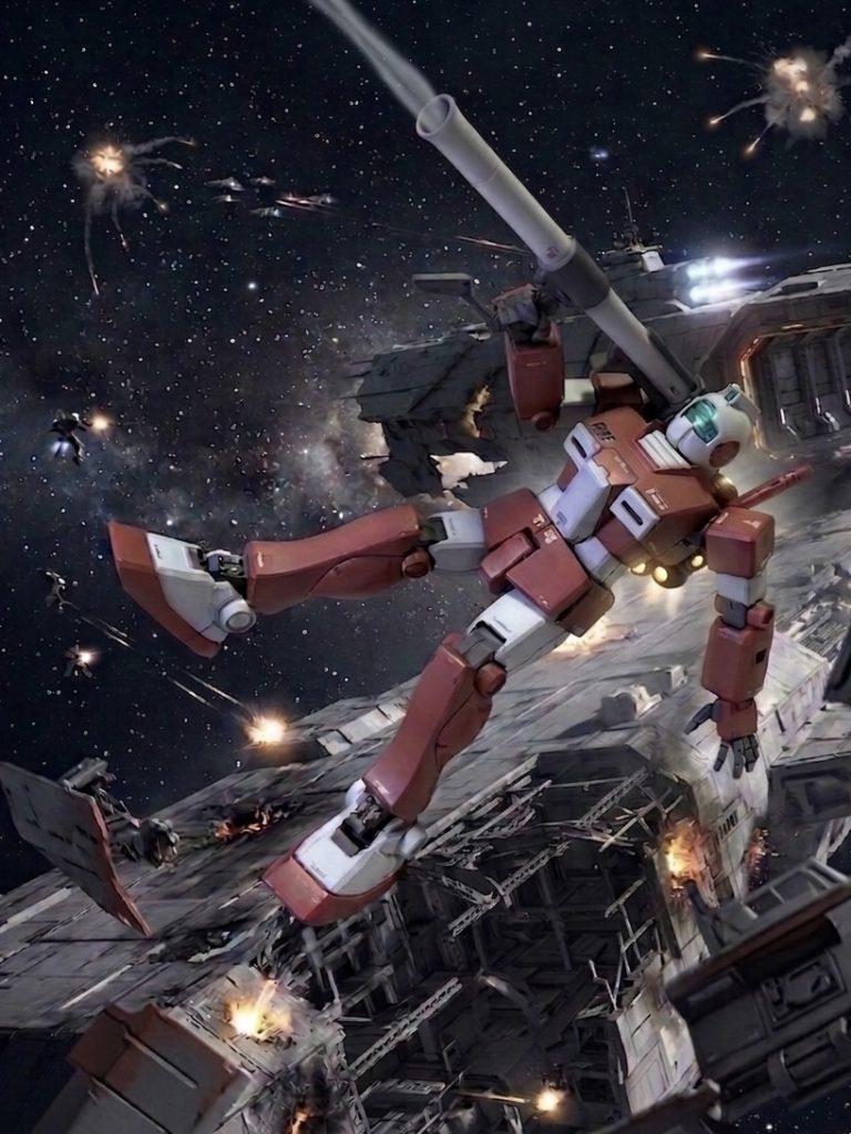 宇宙空間の戦闘シーンをこさえてもらいました😁最後までご覧いただきありがとうございました🙏