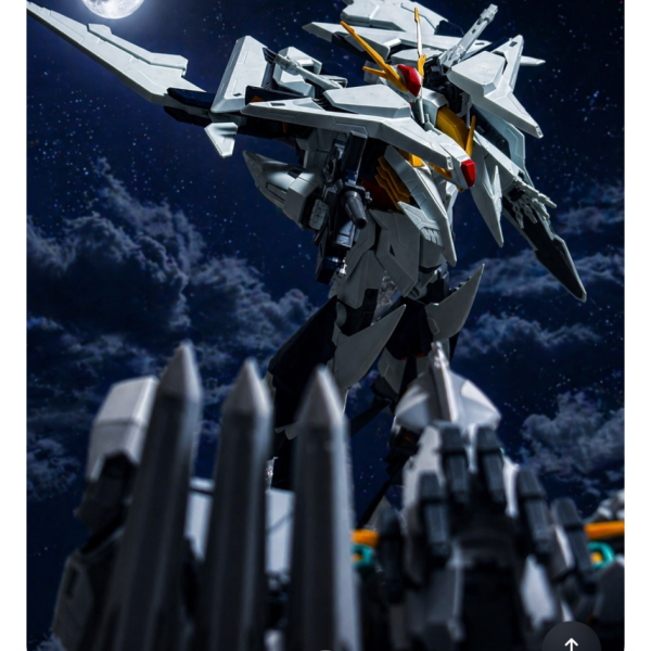 本日発売HGクスィーガンダムキルケーの魔女ver素組が完成しました。これからヤスリ掛け、スタイル改修、全塗装、していきます😁素組でもカッコイイな💓ガンダムフェイスもイケメンＡＩ生成の画像も追加しました（6枚目）