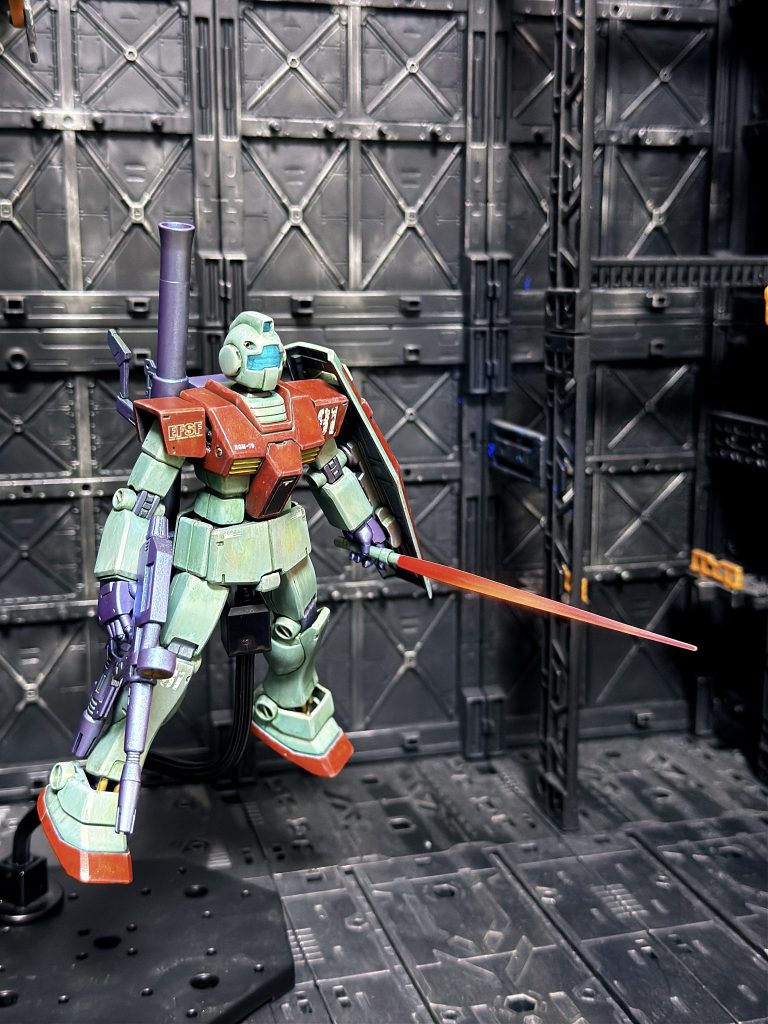 HGジム重武装隊長機–8枚目/制作者：Maslow