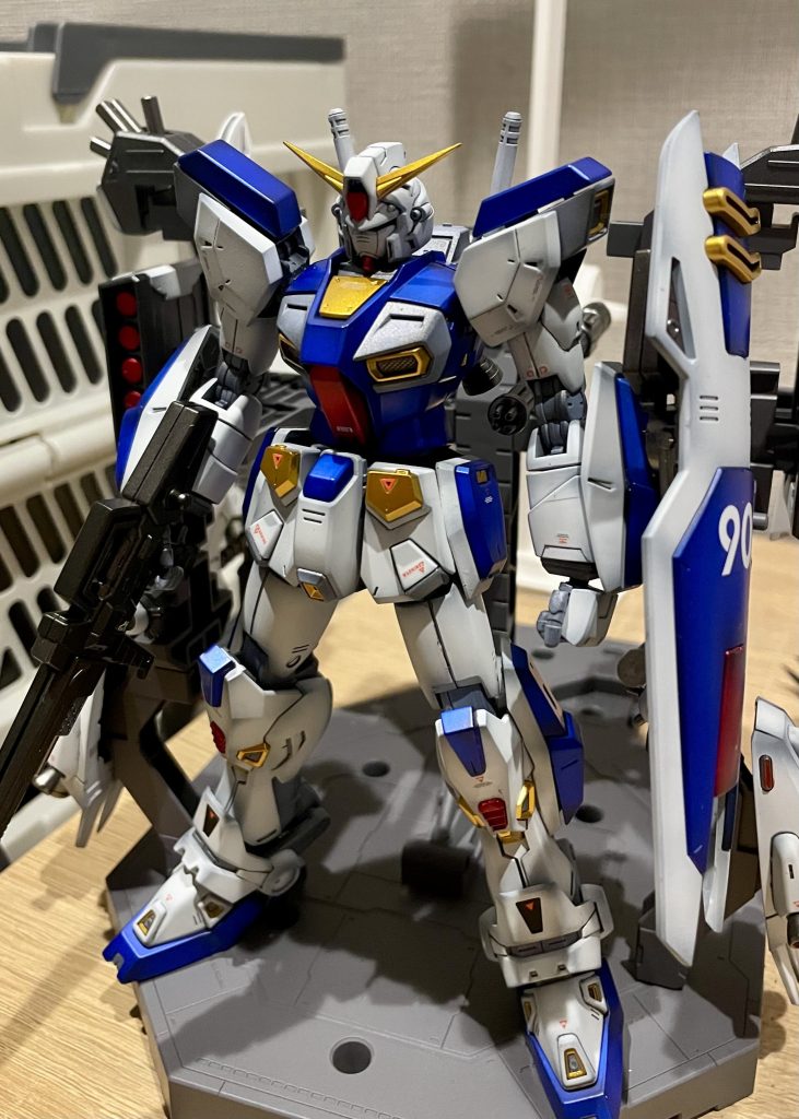 MG 1/100 ガンダムF90–3枚目/制作者：kumasan