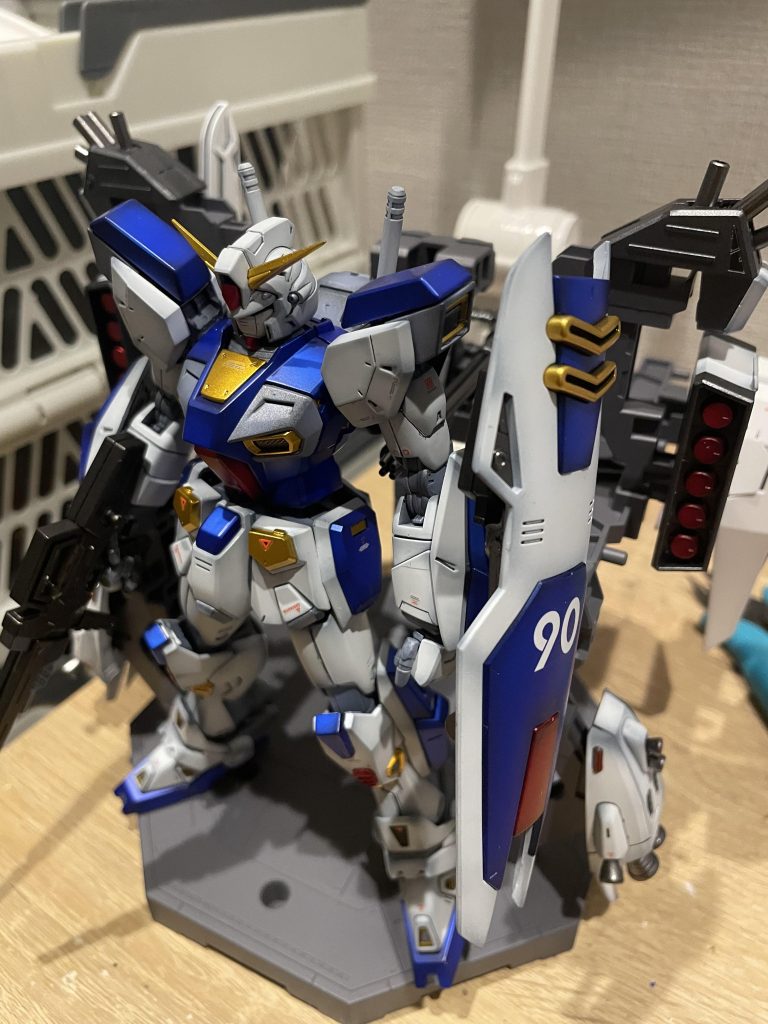 MG 1/100 ガンダムF90–4枚目/制作者：kumasan