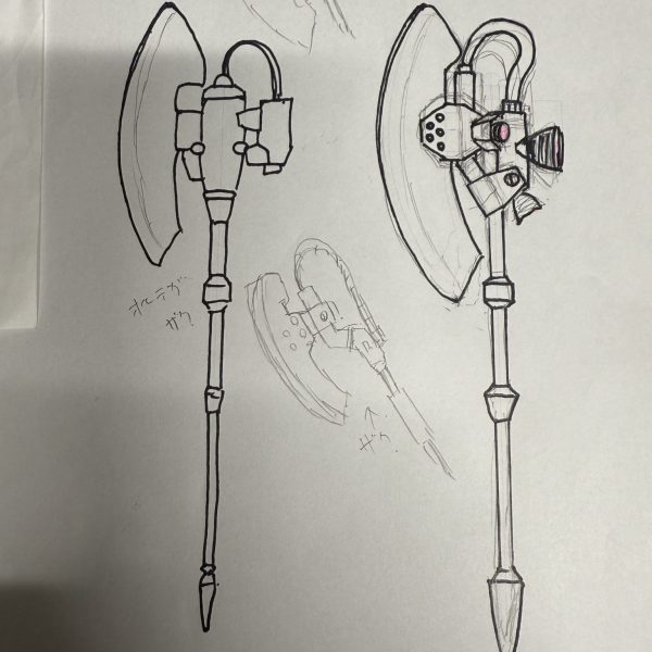 オルテガ機　斧を考える