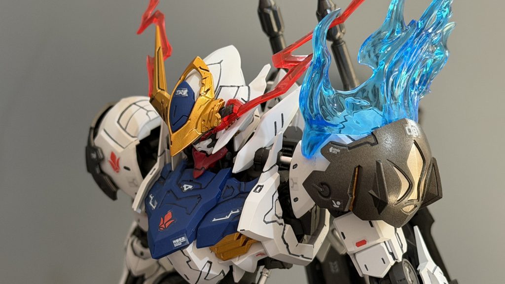 ガンダムもゾーンに入ったらこうなるのかエフェクトパーツもカッコイイです