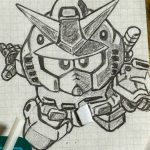 進捗です＾＾絵を &nbsp;描き素材　BB戦士　ガンダム を 用意｡｡｡｡｡｡[…]