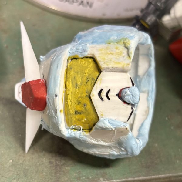 進捗です＾＾絵を &nbsp;描き素材　BB戦士　ガンダム を 用意｡｡｡｡｡｡｡｡｡｡｡｡切った　貼った色々　ふっ飛ばし頭部　の　サイズアップは大まかに済みました！SD は　見た目 が 全てです＾＾&nbsp;&nbsp;（6枚目）