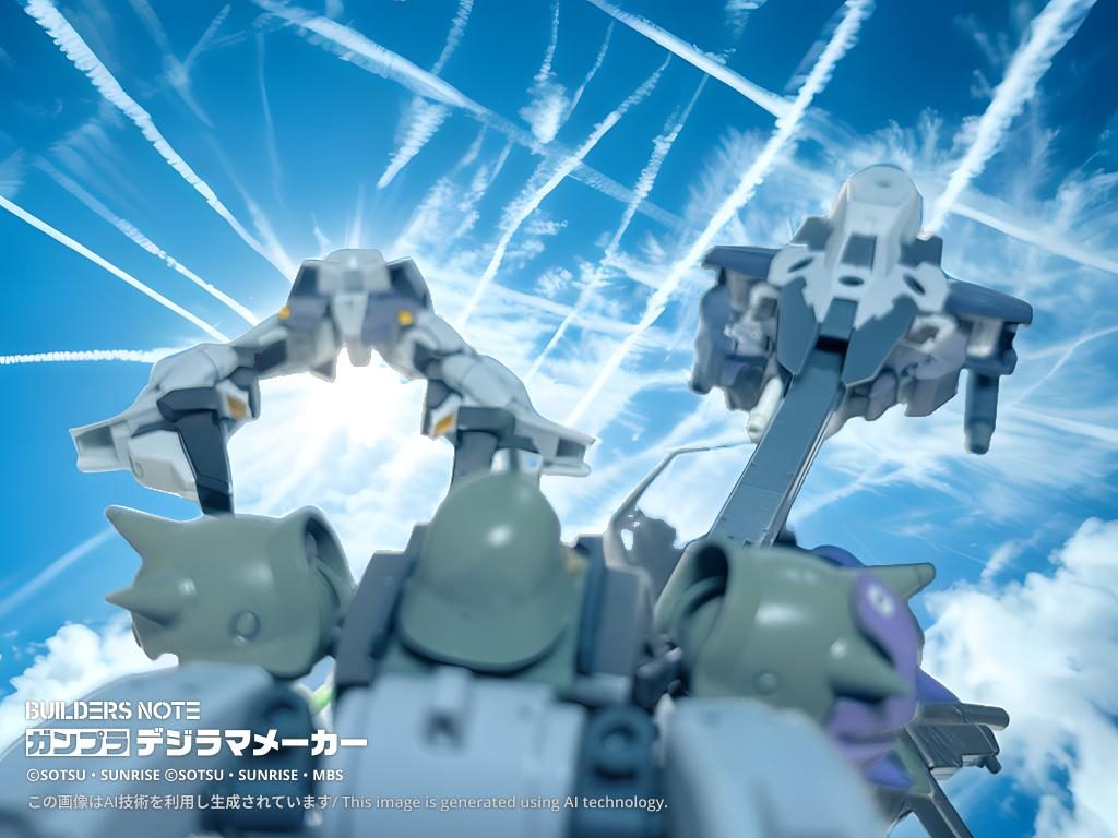 ヒルデマリーはビーム・アサルトライフルを収束して発射する。グレッドは機体を分離させて回避した。「可変機⁉︎」