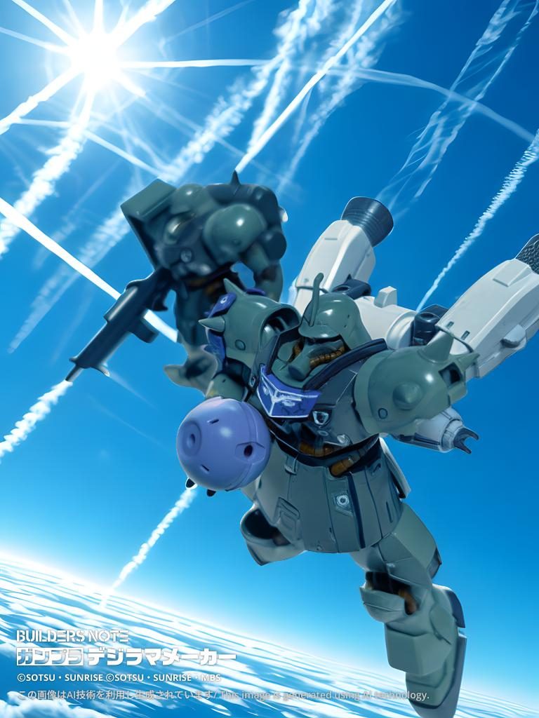 「アルム！」　ヒルデマリーが右マニピュレーターでライフルをしまい、ポッドを拾い上げた。「あいつ…まさか１１５か？」「完成していたっていうの…？」　ヒルデマリーは通信を開く。「全機、敵は新型の“ガンダム”を使っている！勝てる相手ではない！ここを放棄し撤退せよ！」　スサンドラは主砲でコロニーの外壁に大穴を開け、逃走する。大穴には大量のトリモチが発射された。　そうしてペーターゼン隊はスサンドラと共にコロニーを後にした。「敵は撤退した。全機、タントラへ戻れ。残りは制圧部隊に任せよう」「敵は去ったが、補給経路が絶たれてしまったな…」　レーゼンビーは落胆した。「もう船も残っていませんからね」　アヴァロンも同調する。「艦長、制圧部隊から入電です」「繋いでくれ」　ブリッジのモニターに男の顔が映った。「司令、こちら制圧隊ジャーキー隊のザノ・サウ大尉であります。現在我が隊はコロニーの軍本部の検閲を完了いたしました」「ご苦労。何か奴らの手がかりのようなものは？」「少しですが、奴らがロサ・ギガンティアＩＩを襲った連中と同一組織で、自分達を『ハイ・レゾナンス・ジオン』と名乗っているようです。それに良い知らせもあります。補給部隊のアンティータム改級ルドウィグがコロニーを脱出していたようです」「そいつは今どこだ？」「エーヴェ宙域です。ここからそう遠くはありませんよ」「よぉし、これより本艦はエーヴェ宙域でルドウィグの救出を行う！モビルスーツ隊は再び装備を整えておけ！」　タントラは艦体を反転させ、ホルストＶＩＩを出航した。