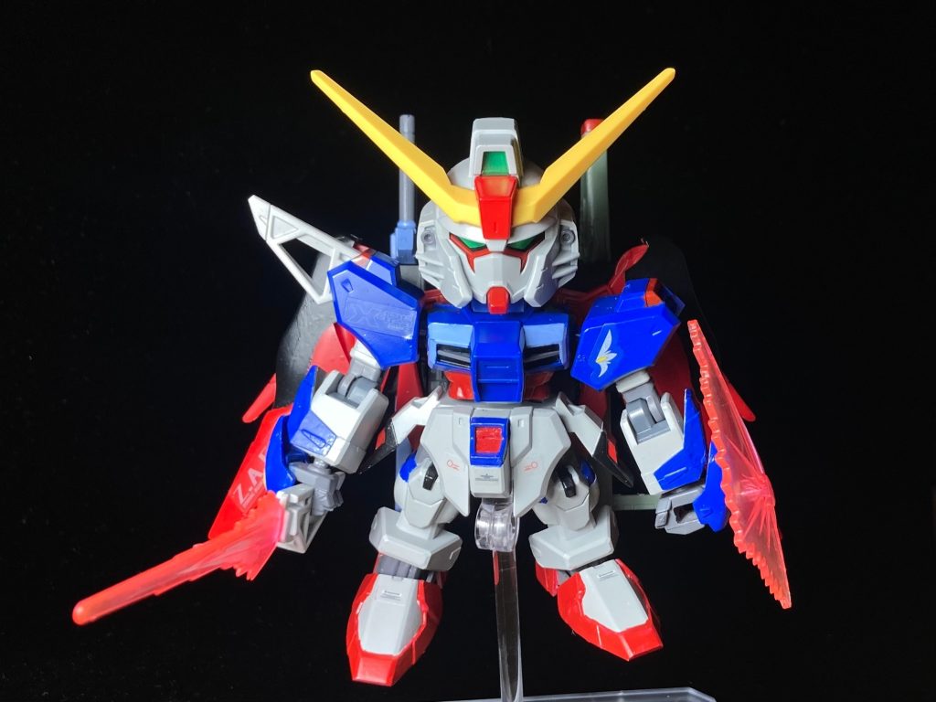 まずはデスティニー。BB戦士から武器と翼、肩、手を移植。
