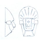 絵と睨めっこしながら大体のイメージ決め、多分こんな感じの特殊形状タイプのあしだと[…]