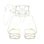 元絵から平面っぽい感じのラフを起こしてみました。なかなかグラマラスな体型だなぁと[…]