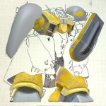 いよいよ胴体を作り始めました。画像とにらめっこしながらラフい感じの絵から立体化し[…]