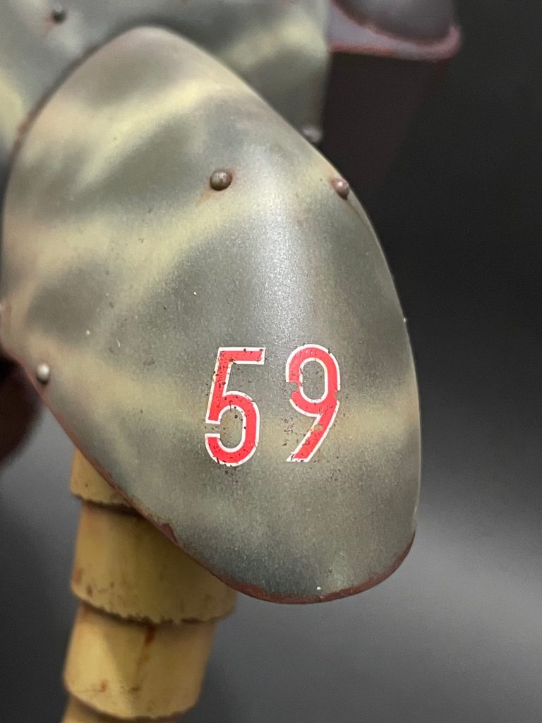 肩にシャレで59(ゴッグ)🤣お気に入りです