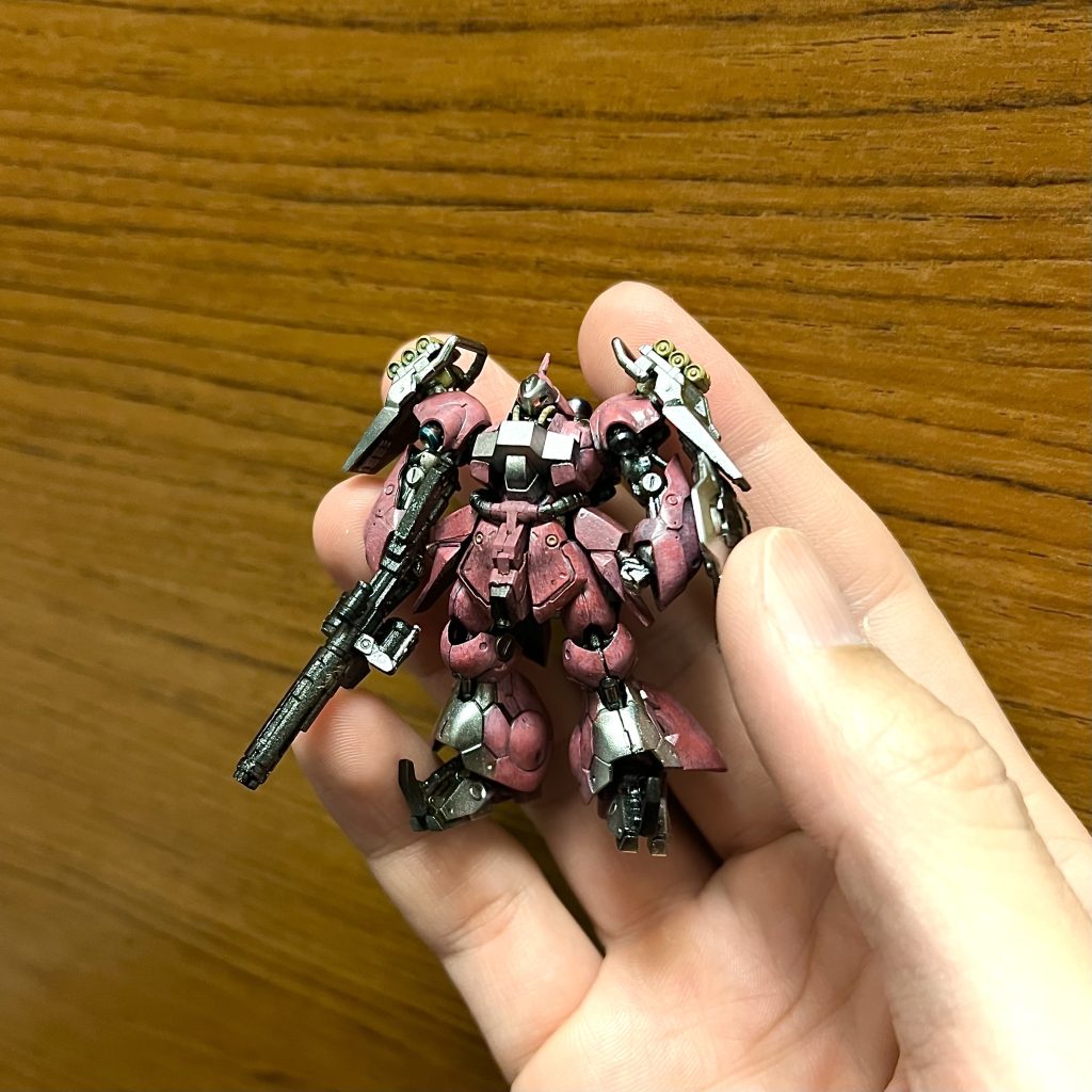 改めてこのサイズで，この造形を作ることができるバンダイの技術はすごいですね！また改めて他のキットにもチャレンジしてみます。最後までご覧いただきまして、ありがとうございました。