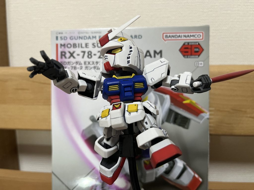 機動戦士ガンダムのあの名シーン。やはりガンダムと言えばこのポーズですね(2回目)開き手はビルドハンズ角型の1番大きいサイズのを使ってます