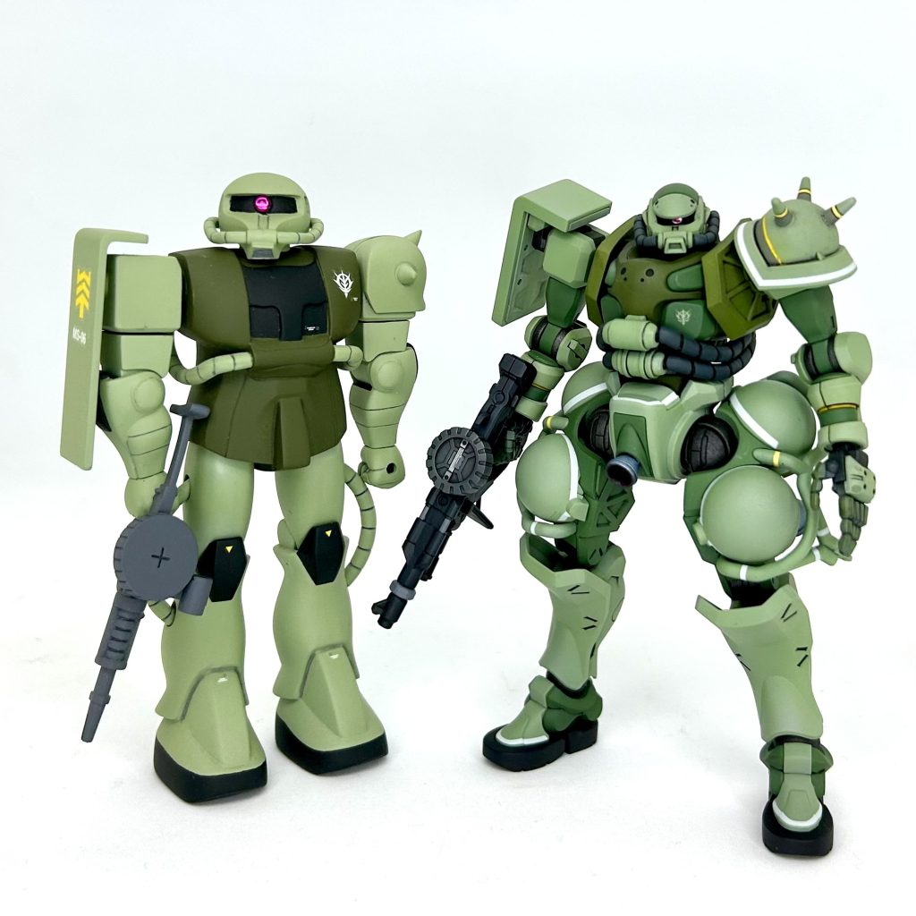 素組みの元祖サマと記念撮影📸旧キットの時代と現在では“素組み”の意味合いもかなり変わってきてますよね😌