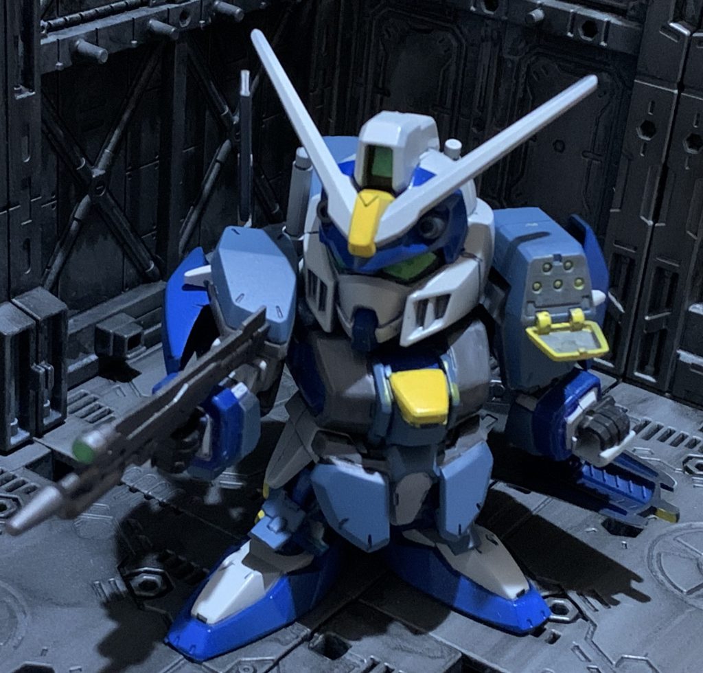BB戦士　デュエルガンダム　全塗装