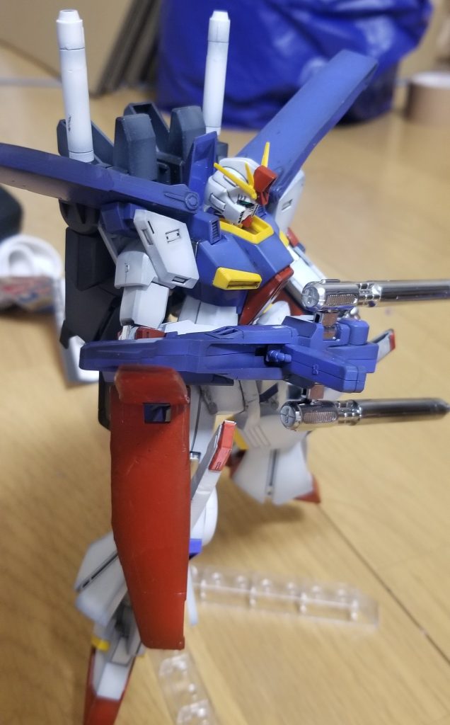 HG  強化型風　ZZガンダム–2枚目/制作者：nabewobilly