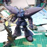 袖付きリゲルグのキットを設定画に近づける完全にラインを追うときつすぎるので、プラ[…]