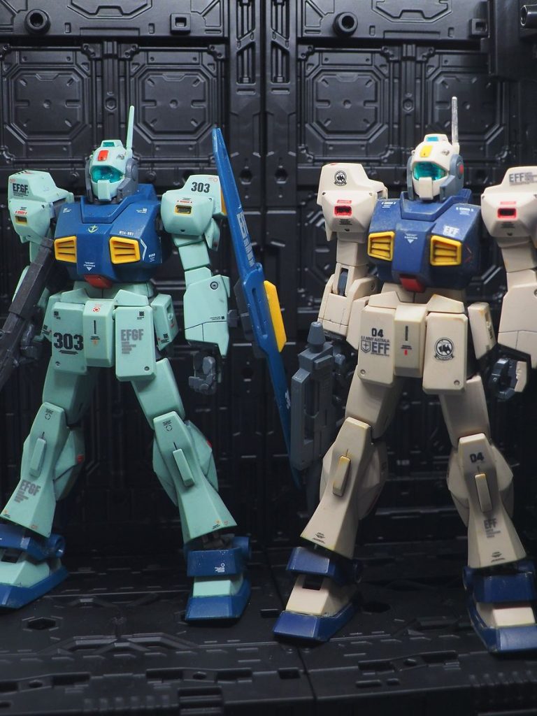 同じ機体ですが、所属が違うのでデカールは統一していません(gundam-kao6)今回も見ていただきありがとうございました(gundam-kao6)