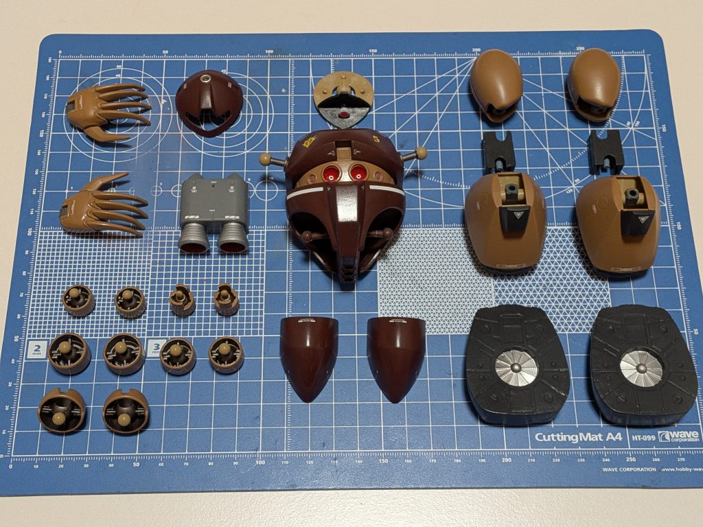 古いＨＧシリーズって、なぜか全塗装したくなります。部分塗装で終わりにしようと思っていたはずなのに、気が付いたら全塗装していました。