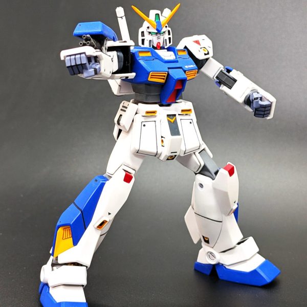 ガンダムNT-1 筆塗り部分塗装で普通に作ったのに…カッコよすぎる