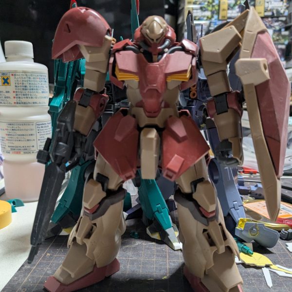 HG 1/144 メッサーF01型 仮組み〜 改修製作中