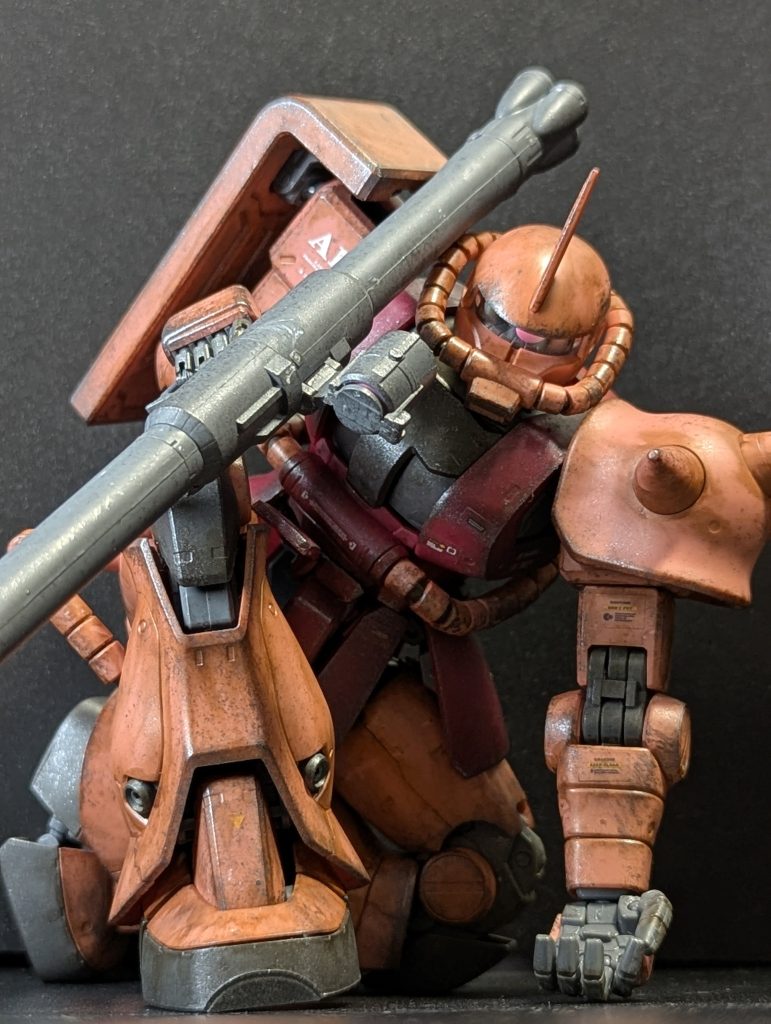 シャア専用ザクVer.2.0(成型色ウェザリング)