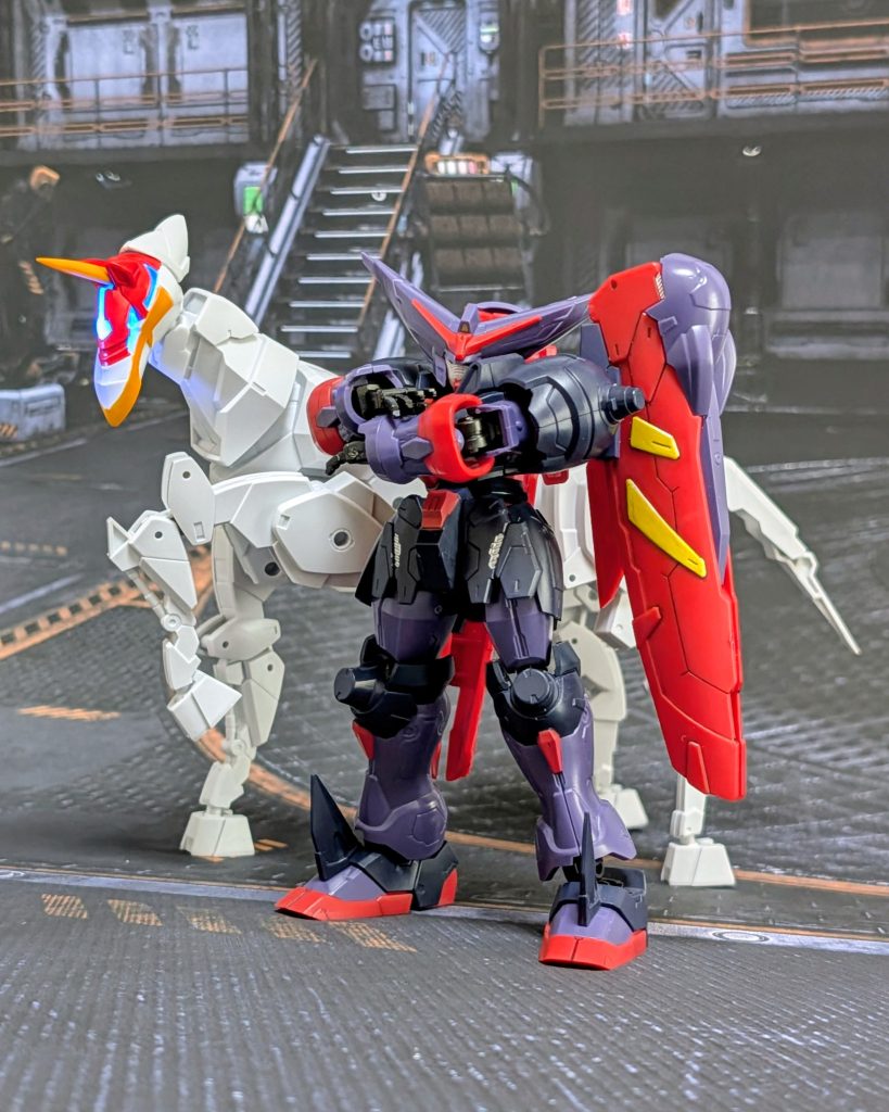 Gフレームマスターガンダム&風雲再起っぽい馬