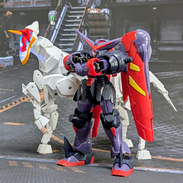 Gフレームマスターガンダム&風雲再起っぽい馬