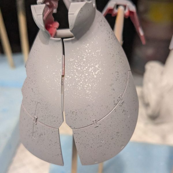 チャットGPTが命名してくれた、ドロップレット塗装💡何層にも重ねるんだけど、まずは一層目から！