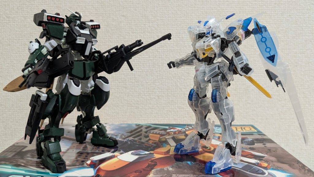素体のガンダムフレームはバエルを使用してます。その証拠に、両腕に「バエルの肩パーツ」を移植してます。このため、「1番目のバエル」と共通パーツが多いことから「ソロモン悪魔2番目のアガレス」を名前にしました。