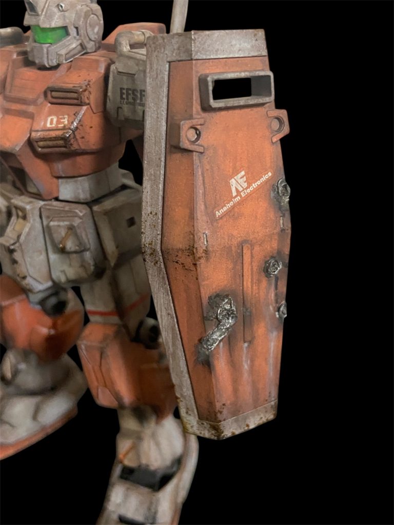 戦いのあとで…HGパワードジム