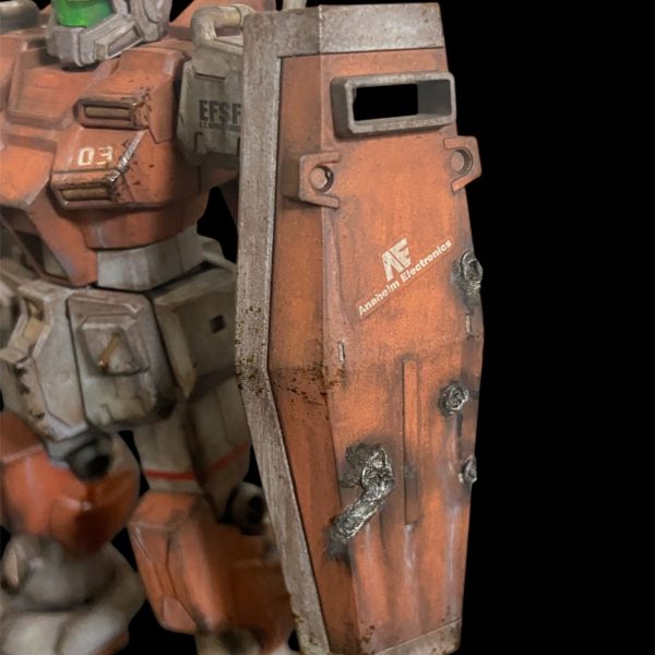 戦いのあとで…HGパワードジム